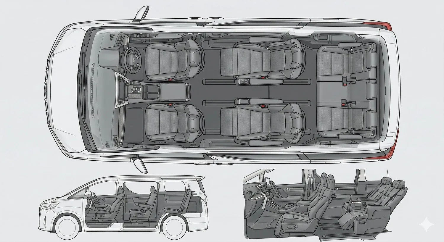 Alphard 車內空間