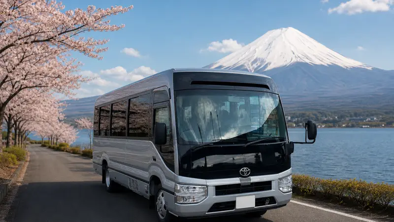 19座小巴 Toyota Coaster 實車照（車頭）