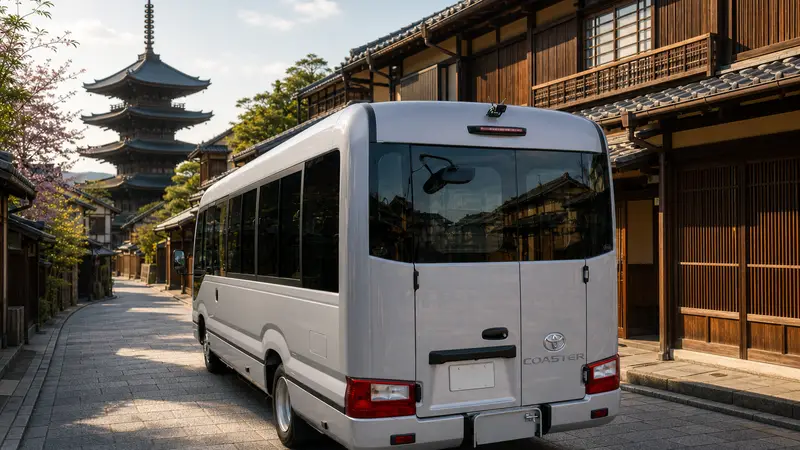 Coaster 19座實車照 車尾