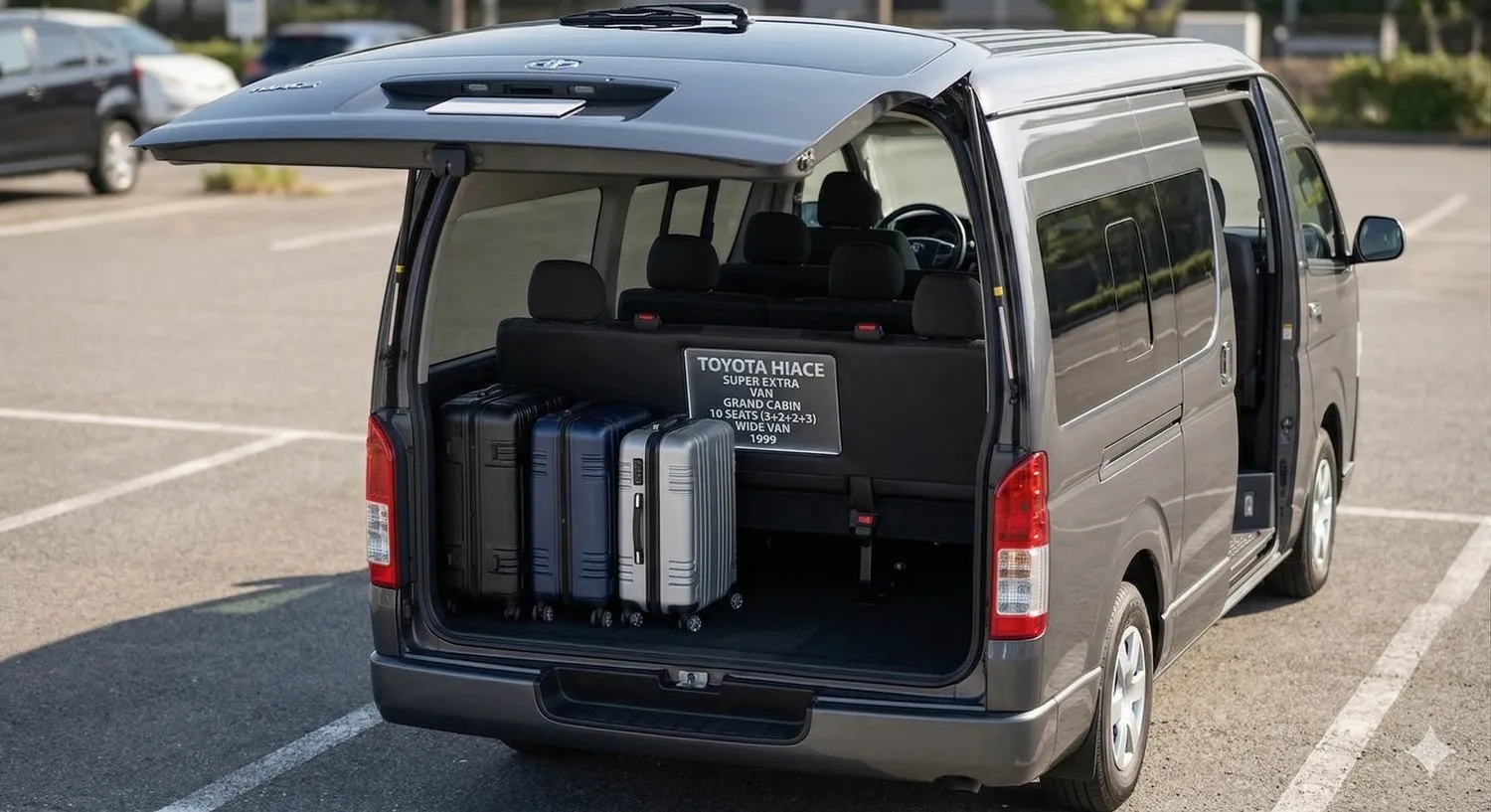 Hiace 10座座椅配置