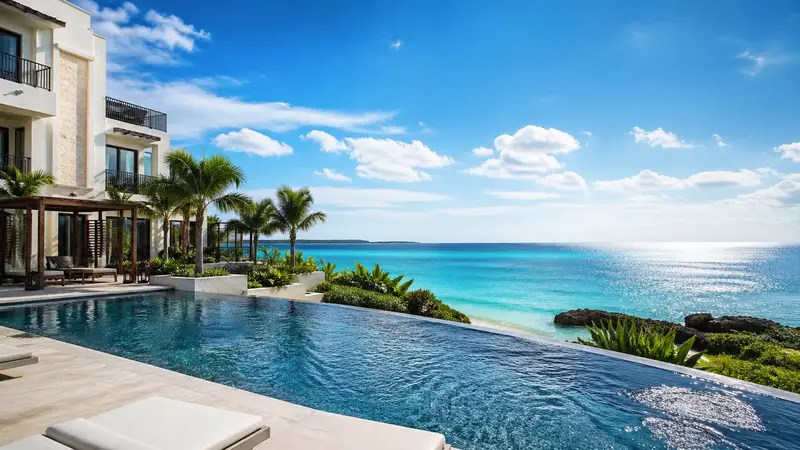 沖繩海島度假型頂級奢華酒店氛圍圖