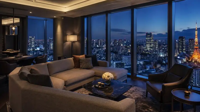 東京都會天際線型頂級奢華酒店氛圍圖