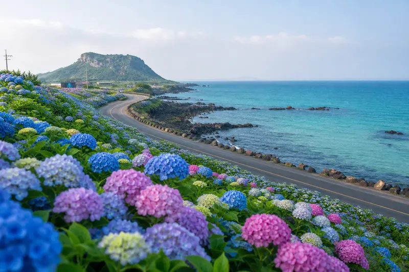 2026 濟州島繡球花攻略｜花期、景點、海景花路與行程安排