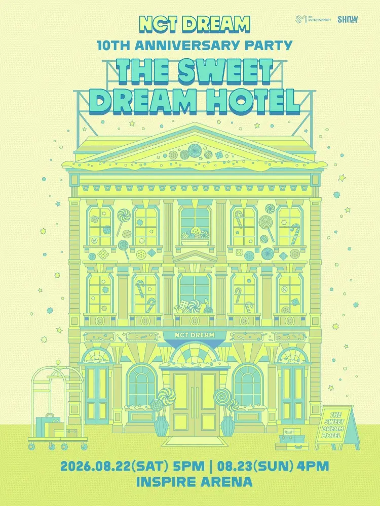 NCT DREAM 10TH ANNIVERSARY PARTY THE SWEET DREAM HOTEL 仁川 Inspire Arena