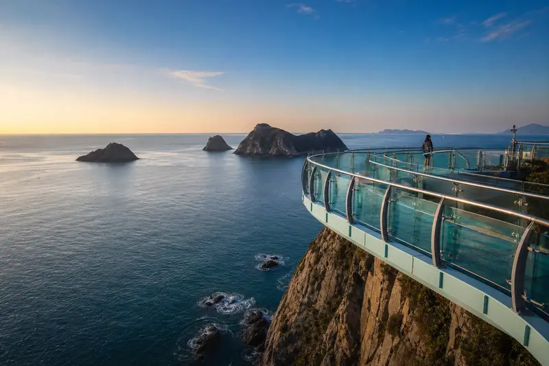 地鐵到不了也要去！釜山五六島 Skywalk 懸崖玻璃天空步道攻略一次看