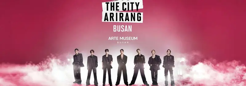 BTS THE CITY ARIRANG 聯名展的光影音樂沉浸空間