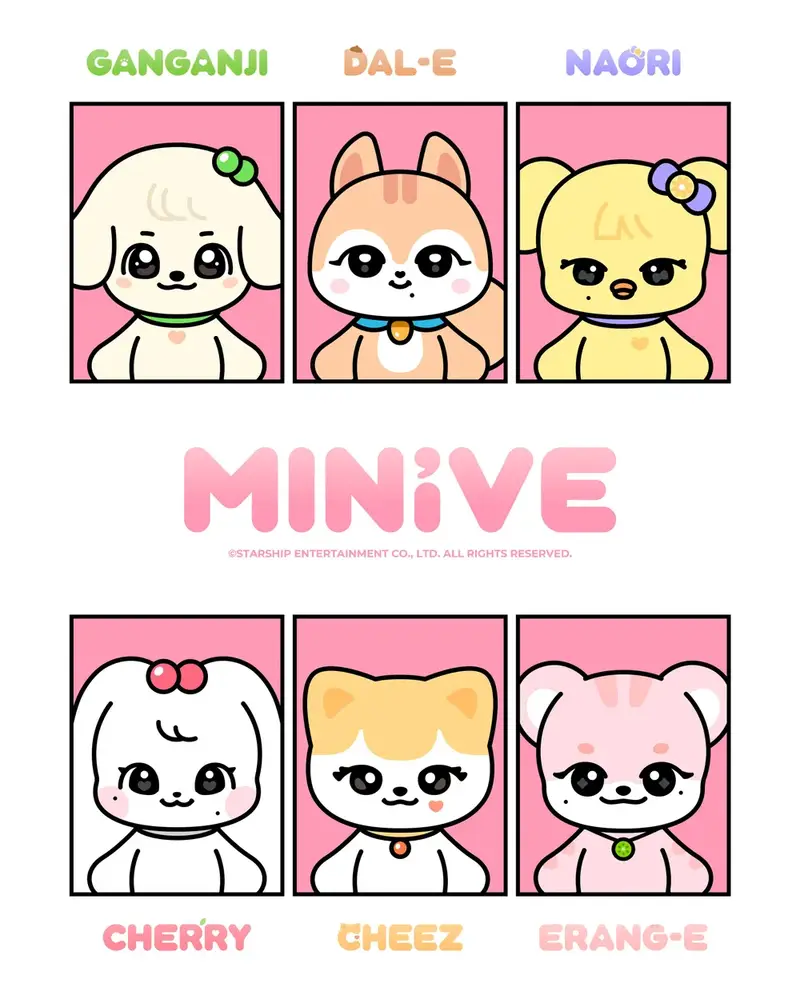 IVE 官方角色 MINIVE（미니브）