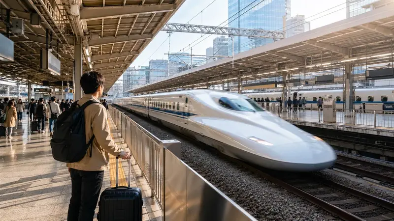日本鐵路自由行整體交通氛圍圖