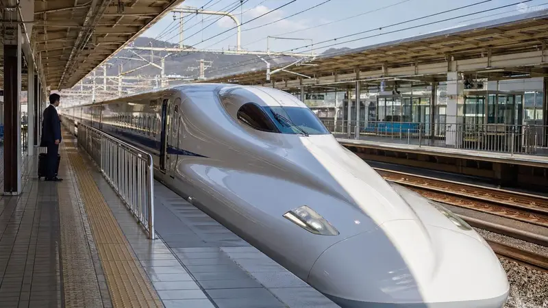 日本新幹線與長距離 JR 移動代表圖