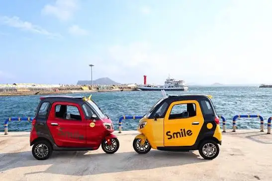島上最可愛的交通工具是超可愛的電動機車