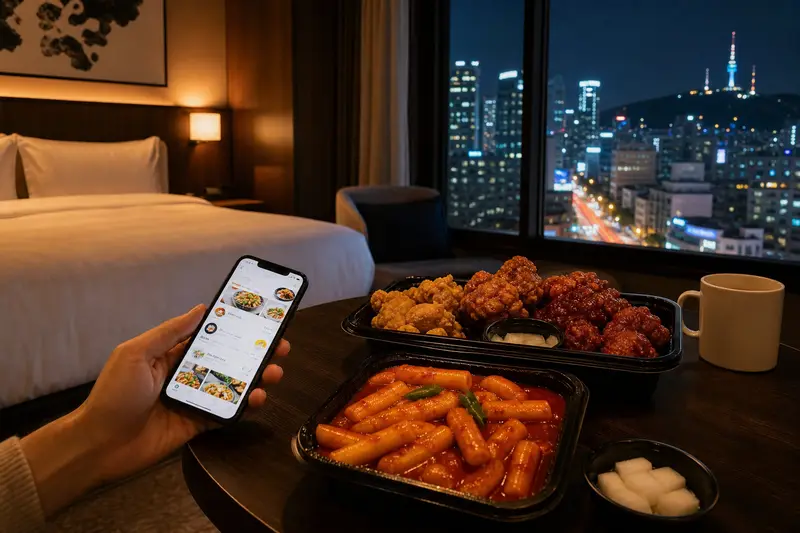 2026 韓國外送怎麼叫?WOWPASS Delivery、Creatrip 代叫、HungryPanda 與飯店收餐完整教學