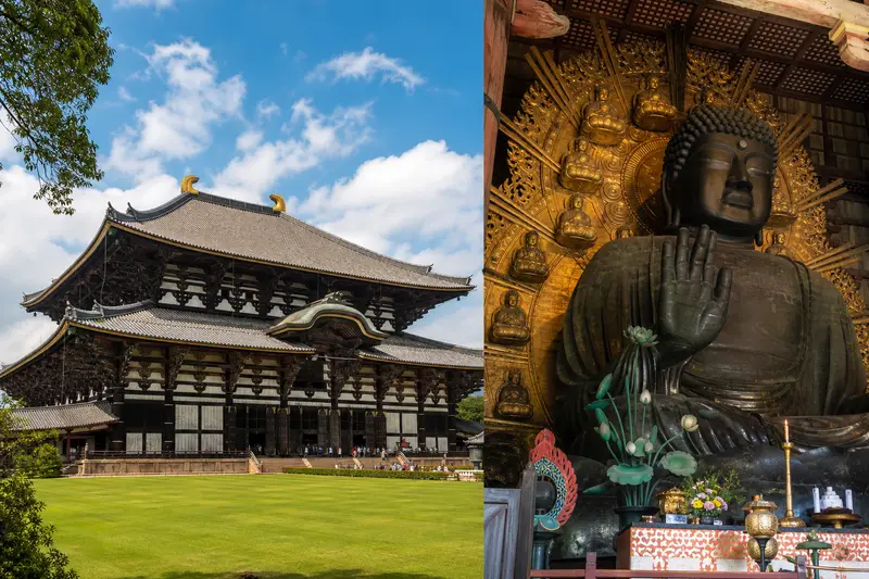 東大寺大佛殿與盧舍那大佛