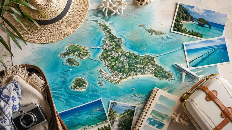 宮古島自由行與橋連小島規劃概念圖