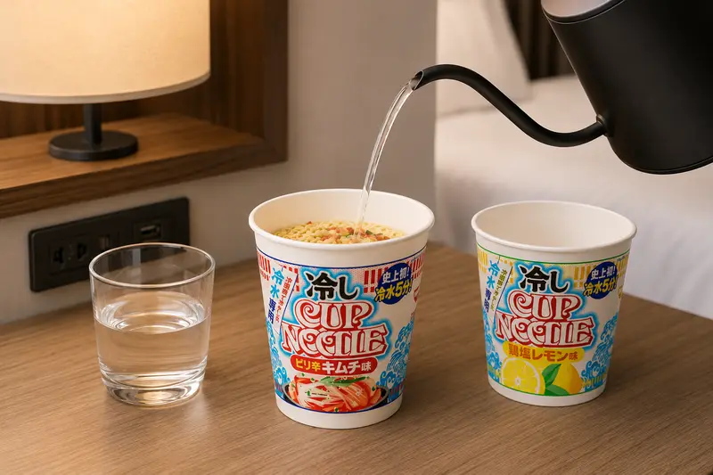 日清55年來首款「冷水泡麵」登場！免熱水5分鐘即食，日本自由行必買話題新品