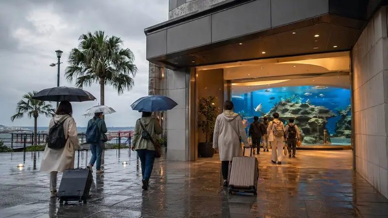 沖繩雨天旅遊選擇室內 DMM 水族館情境圖