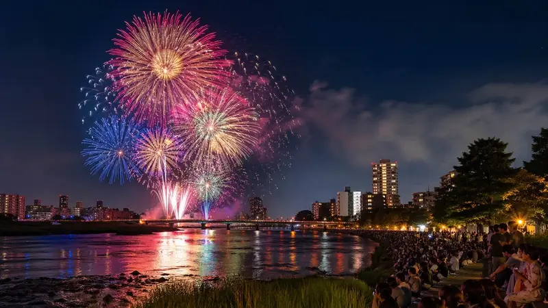 仙台七夕祭花火