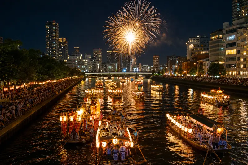 2026 天神祭住宿攻略｜大阪站、難波、天滿橋住哪裡最方便？散場交通一次看