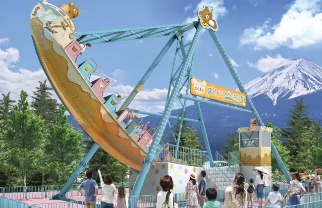 富士急 San-X Paradise 新園區角色場景示意