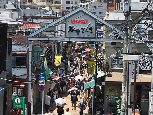 谷根千老街與東京大學本鄉校區周邊地圖示意