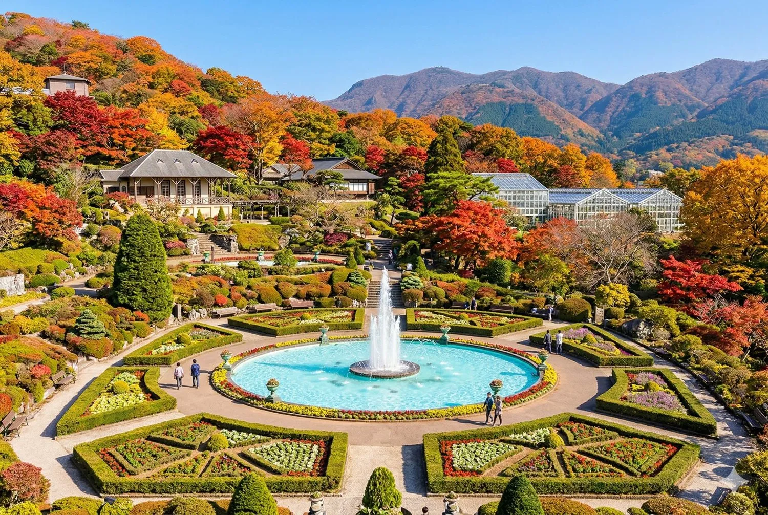 箱根強羅公園法式庭園