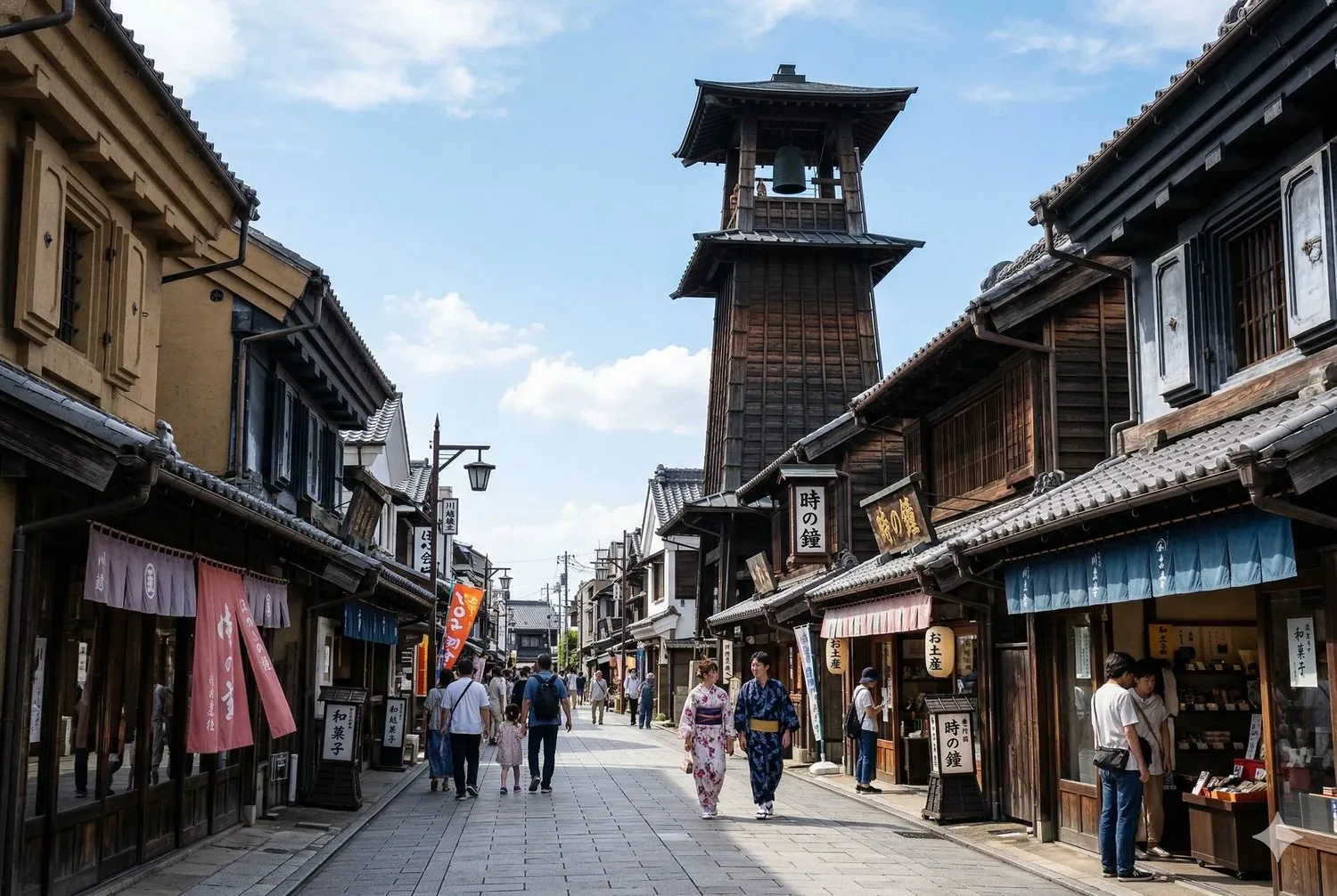 川越時之鐘鐘樓