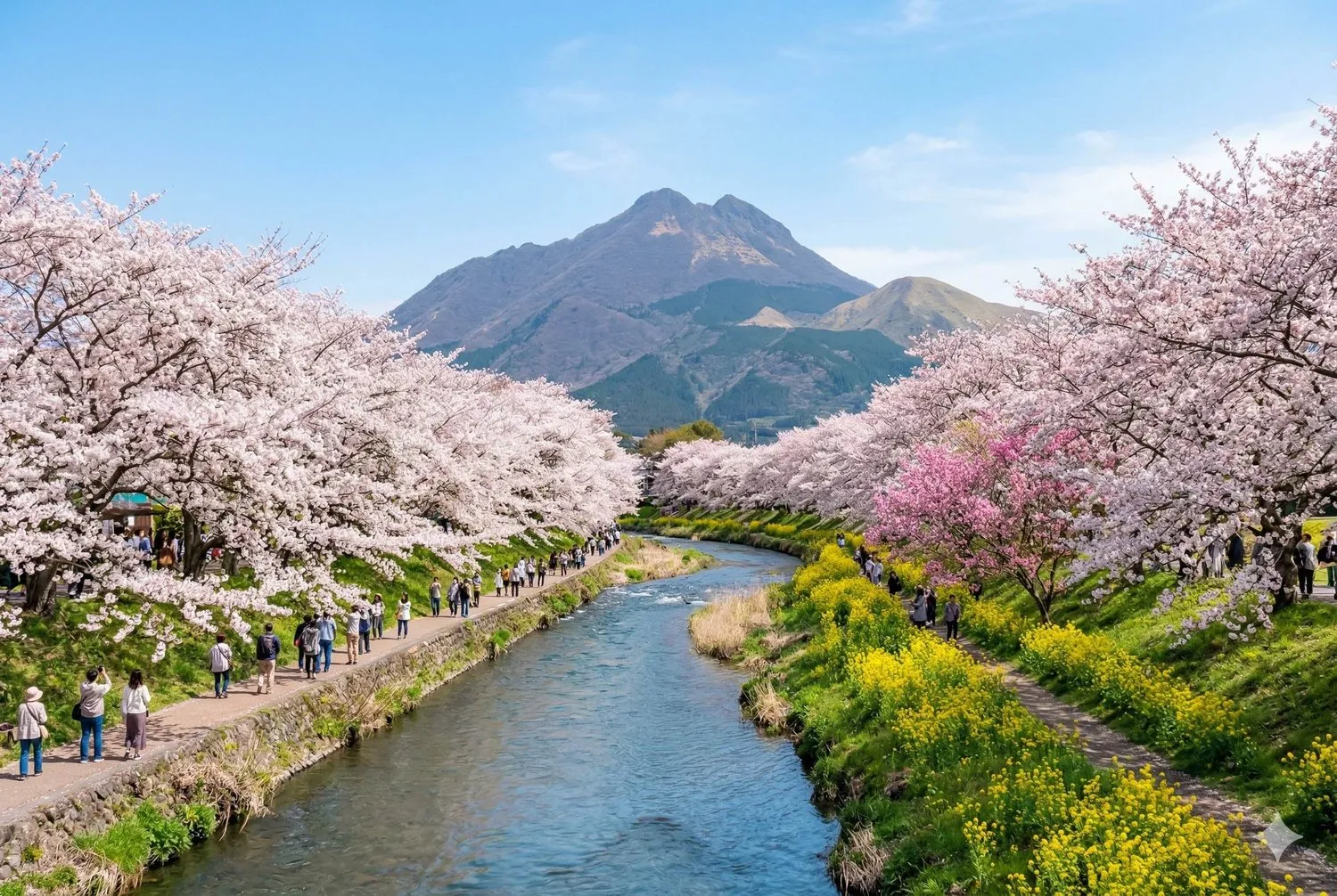 大分川櫻並木河岸櫻花隧道