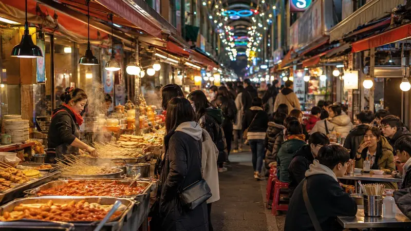 釜山南浦洞富平市場夜市