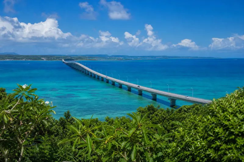 伊良部大橋跨海景