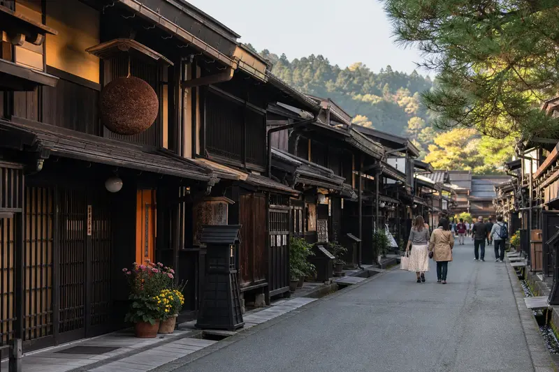 高山老街上三之町木造町家