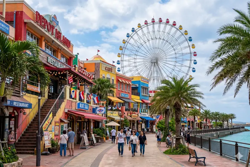 沖繩美國村夜景摩天輪