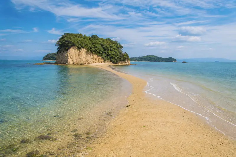 天使之路退潮沙洲